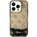 Guess GUHCP14LLC4PSGK iPhone 14 Pro 6.1" czarny/black hardcase Liquid Glitter 4G Transculent