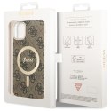 Guess GUHMN61H4STW iPhone 11 6.1" brązowy/brown hardcase 4G MagSafe