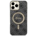 Guess GUHMP13XH4STK iPhone 13 Pro Max 6.7" czarny/black hardcase 4G MagSafe