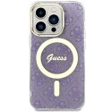 Guess GUHMP14LH4STU iPhone 14 Pro 6.1" purpurowy/purple hardcase 4G MagSafe