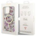 Guess GUHMP14LHCFWST iPhone 14 Pro 6.1" transparent hardcase Flower MagSafe