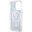 Guess GUHMP14LHLEOPWB iPhone 14 Pro 6.1" niebieski/blue hardcase Leopard MagSafe