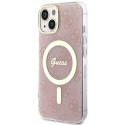 Guess GUHMP14MH4STP iPhone 14 Plus 6.7" różowy/pink hardcase 4G MagSafe