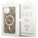 Guess GUHMP14MH4STW iPhone 14 Plus 6.7" brązowy/brown hardcase 4G MagSafe