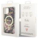 Guess GUHMP14MHCFWSK iPhone 14 Plus 6.7" czarny/black hardcase Flower MagSafe