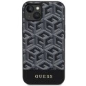 Guess GUHMP14MHGCFSEK iPhone 14 Plus 6.7" czarny/black hardcase GCube Stripes MagSafe