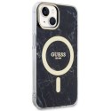 Guess GUHMP14MPCUMAK iPhone 14 Plus 6.7" czarny/black hardcase Marble MagSafe