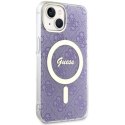 Guess GUHMP14SH4STU iPhone 14 6.1" purpurowy/purple hardcase 4G MagSafe