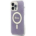 Guess GUHMP14XH4STU iPhone 14 Pro Max 6.7" purpurowy/purple hardcase 4G MagSafe