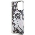 Guess GUHMP14XHCFWSK iPhone 14 Pro Max 6.7" czarny/black hardcase Flower MagSafe