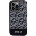 Guess GUHMP14XHGCFSEK iPhone 14 Pro Max 6.7" czarny/black hardcase GCube Stripes MagSafe