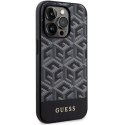 Guess GUHMP14XHGCFSEK iPhone 14 Pro Max 6.7" czarny/black hardcase GCube Stripes MagSafe