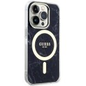 Guess GUHMP14XPCUMAK iPhone 14 Pro Max 6.7" czarny/black hardcase Marble MagSafe