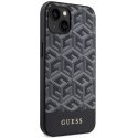 Guess GUHMP14SHGCFSEK iPhone 14 6.1" czarny/black hardcase GCube Stripes MagSafe