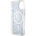 Guess GUHMP14SHLEOPWB iPhone 14 6.1" niebieski/blue hardcase Leopard MagSafe