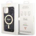Guess GUHMP14SPCUMAK iPhone 14 6.1" czarny/black hardcase Marble MagSafe