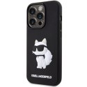 Karl Lagerfeld KLHCP14L3DRKHNK iPhone 14 Pro 6.1" czarny/black hardcase Rubber Choupette 3D