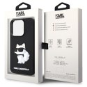 Karl Lagerfeld KLHCP14L3DRKHNK iPhone 14 Pro 6.1" czarny/black hardcase Rubber Choupette 3D