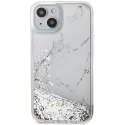 Guess GUHCP14SLCSGSGH iPhone 14 6.1" biały/white hardcase Liquid Glitter Marble