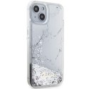 Guess GUHCP14SLCSGSGH iPhone 14 6.1" biały/white hardcase Liquid Glitter Marble