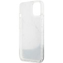 Guess GUHCP14SLCSGSGH iPhone 14 6.1" biały/white hardcase Liquid Glitter Marble