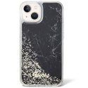 Guess GUHCP14SLCSGSGK iPhone 14 6.1" czarny/black hardcase Liquid Glitter Marble