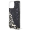 Guess GUHCP14SLCSGSGK iPhone 14 6.1" czarny/black hardcase Liquid Glitter Marble