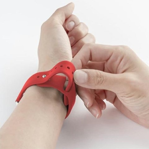 Mercury pasek Silicon Apple Watch 44/45 mm czerwony/red