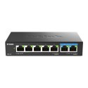 D-Link | 7-Port Multi-Gigabit Unmanaged Switch | DMS-107/E | Unmanaged | Desktop | 1 Gbps (RJ-45) ports quantity | SFP ports qua