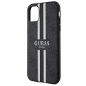 Guess GUHMN61P4RPSK iPhone 11 / Xr czarny/black hardcase 4G Printed Stripes MagSafe