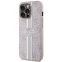 Guess GUHMP13XP4RPSP iPhone 13 Pro Max 6,7" różowy/pink hardcase 4G Printed Stripes MagSafe