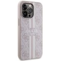 Guess GUHMP13XP4RPSP iPhone 13 Pro Max 6,7" różowy/pink hardcase 4G Printed Stripes MagSafe