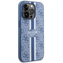 Guess GUHMP14XP4RPSB iPhone 14 Pro Max 6.7" niebieski/blue hardcase 4G Printed Stripes MagSafe