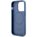 Guess GUHMP14XP4RPSB iPhone 14 Pro Max 6.7" niebieski/blue hardcase 4G Printed Stripes MagSafe