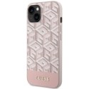 Guess GUHMP14MHGCFSEP iPhone 14 Plus 6,7" różowy/pink hard case GCube Stripes MagSafe