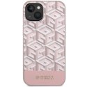 Guess GUHMP14MHGCFSEP iPhone 14 Plus 6,7" różowy/pink hard case GCube Stripes MagSafe