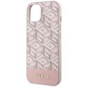 Guess GUHMP14MHGCFSEP iPhone 14 Plus 6,7" różowy/pink hard case GCube Stripes MagSafe