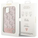 Guess GUHMP14MHGCFSEP iPhone 14 Plus 6,7" różowy/pink hard case GCube Stripes MagSafe