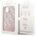 Guess GUHMP14SHGCFSEP iPhone 14 6,1" różowy/pink hard case GCube Stripes MagSafe