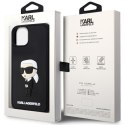 Karl Lagerfeld KLHCP14M3DRKINK iPhone 14 Plus 6.7" czarny/black hardcase Rubber Ikonik 3D