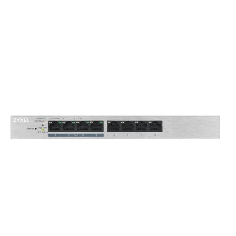 Przełącznik zarządzalny GS1200-8HP 8Port PoE+ 4x60W webmanaged Switch