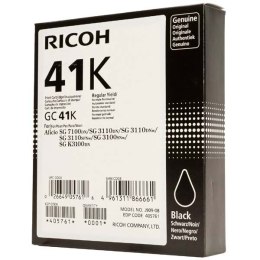 Ricoh oryginalny wkład żelowy 405761, black, 2500s, GC41HK, Ricoh AFICIO SG 3100, SG 3110DN, 3110DNW